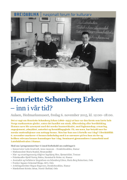 061115 Breidablikk program Schønberg Erken.indd