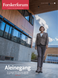 Aleinegang - Forskerforum