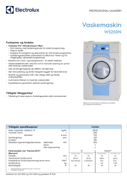 W5250N - Electrolux