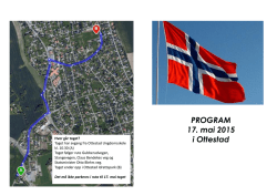 PROGRAM 17. mai 2015 i Ottestad 2015