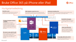 Bruke Office 365 på iPhone eller iPad