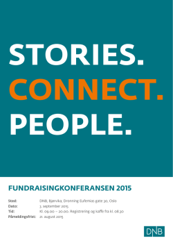 Program Fundraisingkonferansen 2015