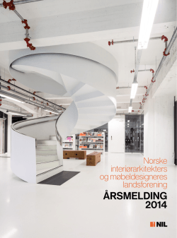 ÅRSMELDING 2014 - NIL : Norske interiørarkitekters og