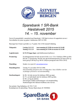 Last ned invitasjon Høstskvetten 2015