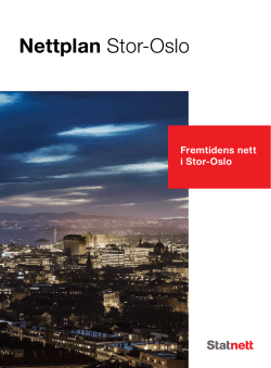 Nettplan Stor-Oslo - Amazon Web Services