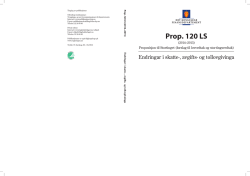 Prop. 120 LS (2014-2015) kapittel 14