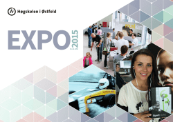 EXPO 201515-16 JUNI - Høgskolen i Østfold