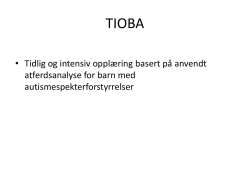 TIOBA-presentasjon