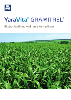 YaraVita Gramitrel brochure NO.indd
