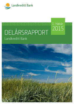 2. kvartal 2015 - Landkreditt Bank