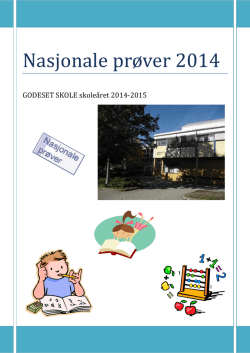 Rapport nasjonale prøver 2015
