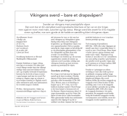Vikingenes sverd - bare et drapsvåpen?: Roger Jørgensen