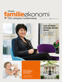 HUN STYRER NORGES BESTE BANK