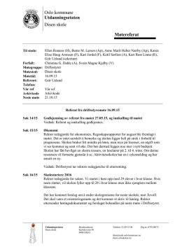 Referat driftsstyremøte 16.09.2015 filetype pdf