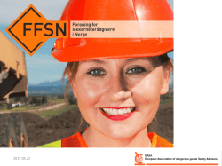 FFSN Inge Eriksen - Direktoratet for samfunnssikkerhet og
