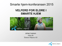 Smarte hjem-konferansen 2015
