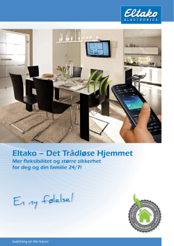 Eltako – Det Trådløse Hjemmet