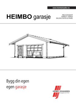 HEIMBO garasje - Heimo Johansen