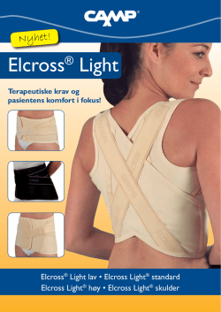 Elcross® Light skulder