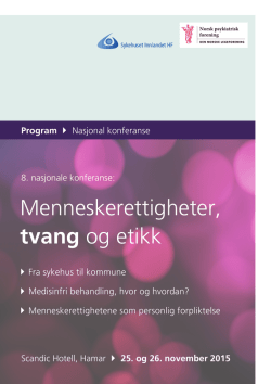 Program - Sykehuset Innlandet HF