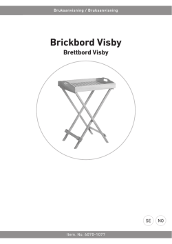 Brickbord Visby
