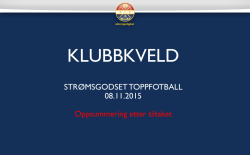 Presentasjon Klubbkveld 08.11.2015
