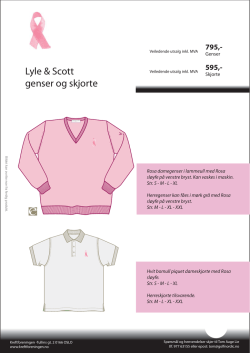 Lyle & Scott genser og skjorte