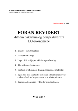 Nr.06 Foran revidert - Landsorganisasjonen i Norge