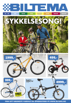 SYKKELSESONG!