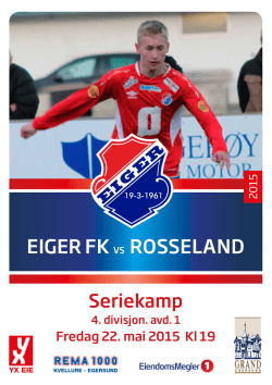 EIGER FK VS ROSSELAND