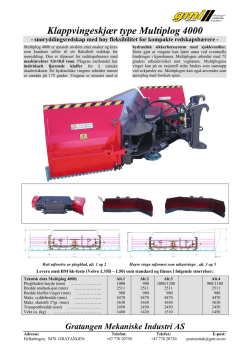 Type: 4000 - maskinvekt 6-10 tonn