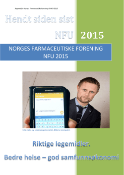 NORGES FARMACEUTISKE FORENING NFU 2015