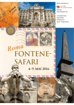 FONTENE- SAFARI Roma - LS Holst NK Larsens Bureau