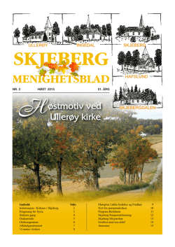 Skjeberg menighetsblad nummer 3 2015