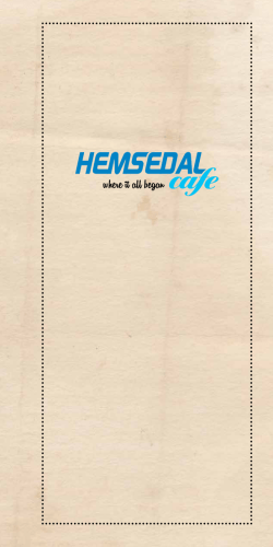 Meny i PDF - Hemsedal.com