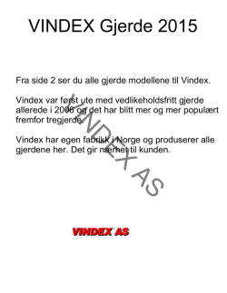 uten navn - Vindex AS