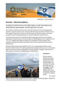 Anussim – Marranos-jødene: De ukjente