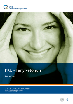 PKU (Fenylketonuri) (44 sider, pdf)