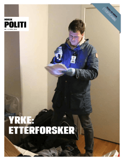 Norsk Politi 1 2015