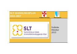 SLT - Handlingsplan 2015