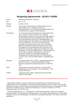 Borgarting lagmannsrett - LB-2011-155296