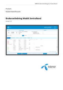 Mobilt Sentralbord
