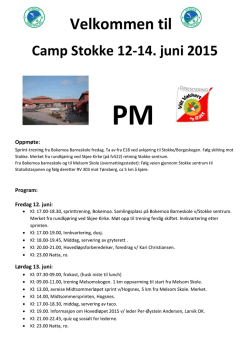 PM Camp Stokke - Midtsommerløpene