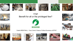 Estelle Brentnall TTIP Benefit for all or the privileged few