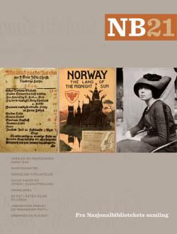 NB21 nr. 2 2014 - Nasjonalbiblioteket