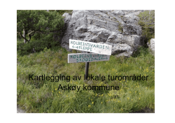Kartlegging av lokale turområder Askøy kommune