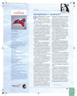 Last ned pdf - Den norske tannlegeforenings Tidende