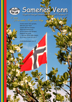 Samenes Venn - Norges Samemisjon