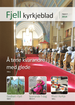 Fjell kyrkjeblad 2014 - Nr 4