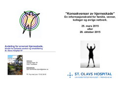 Se egen invitasjon - St. Olavs Hospital
